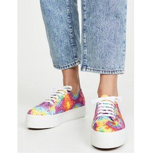 NWB Superga Platform‎ Tie Dye Sneakers Size 9.5